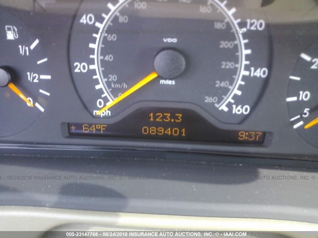 WDBJF82H7XX022503 - 1999 MERCEDES-BENZ E 320 4MATIC BEIGE photo 7