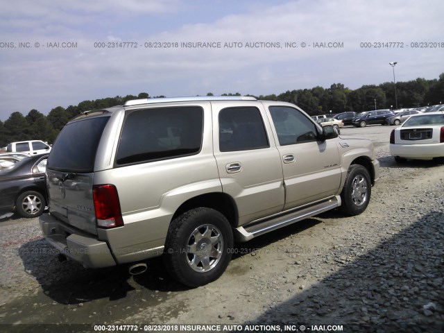 1GYEK63N64R148675 - 2004 CADILLAC ESCALADE LUXURY GOLD photo 4