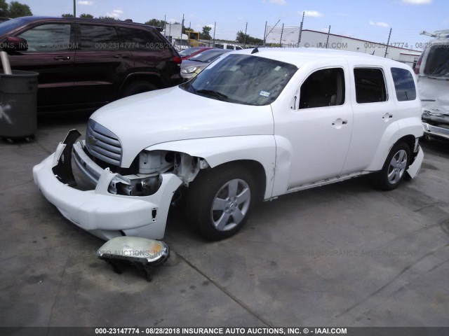 3GNBAAFW3BS640648 - 2011 CHEVROLET HHR LS WHITE photo 2