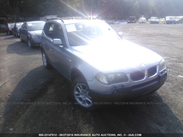 WBXPA73484WB25646 - 2004 BMW X3 2.5I GRAY photo 1