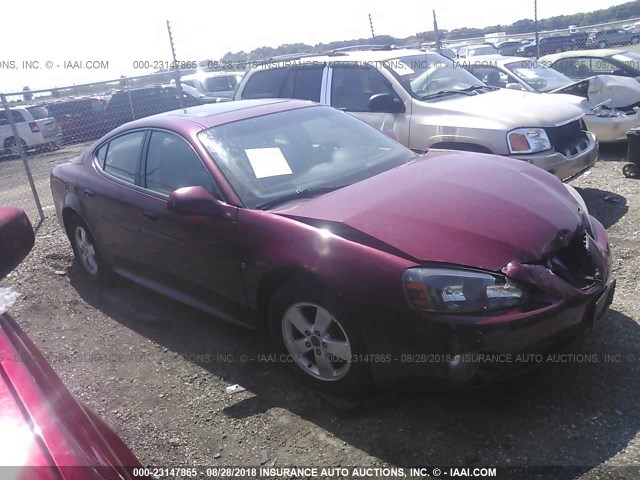 2G2WP552X61132746 - 2006 PONTIAC GRAND PRIX MAROON photo 1