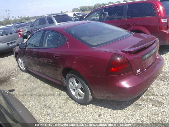 2G2WP552X61132746 - 2006 PONTIAC GRAND PRIX MAROON photo 3
