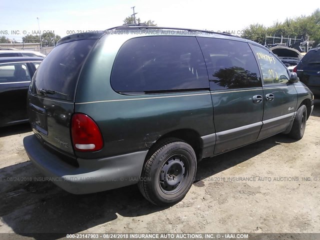 2P4GP44G4XR270899 - 1999 PLYMOUTH GRAND VOYAGER SE/EXPRESSO GREEN photo 4