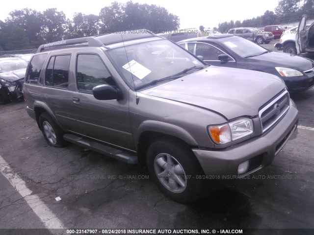 JN8DR09Y62W726269 - 2002 NISSAN PATHFINDER LE/SE GOLD photo 1