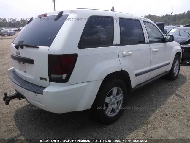 1J8HS48P07C586335 - 2007 JEEP GRAND CHEROKEE LAREDO/COLUMBIA/FREEDOM 白色 照片 4