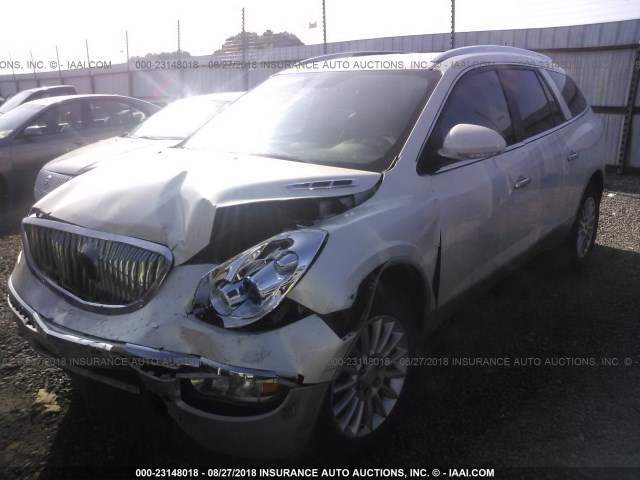5GAKRCED1CJ284783 - 2012 BUICK ENCLAVE WHITE photo 2