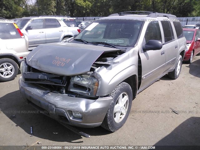 1GNET16S236109970 - 2003 CHEVROLET TRAILBLAZER EXT Pewter photo 2