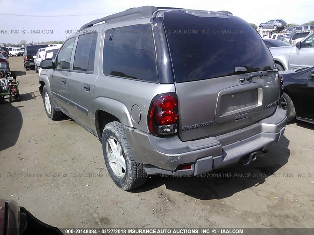 1GNET16S236109970 - 2003 CHEVROLET TRAILBLAZER EXT Pewter photo 3