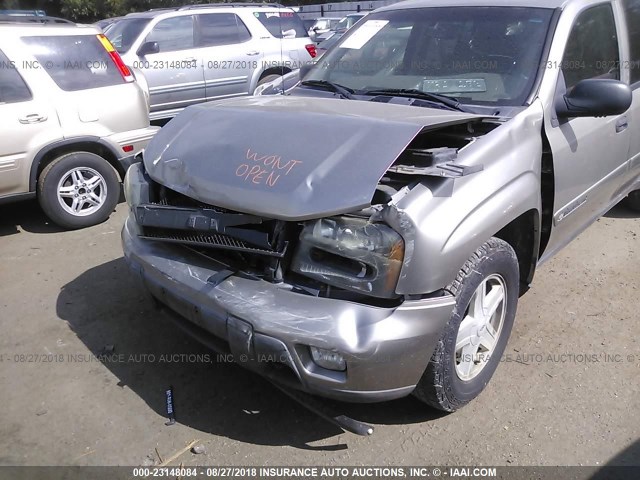 1GNET16S236109970 - 2003 CHEVROLET TRAILBLAZER EXT Pewter photo 6