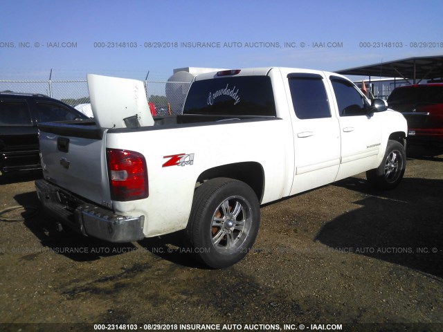 3GCEK33349G263625 - 2009 CHEVROLET SILVERADO K1500 LTZ WHITE photo 4