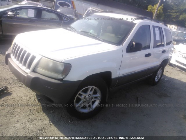 1J4GW48S34C143338 - 2004 JEEP GRAND CHEROKEE LAREDO/COLUMBIA/FREEDOM 白色 照片 2