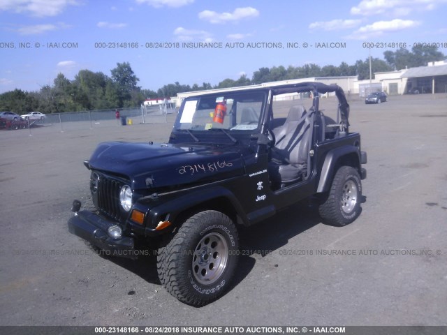 1J4FY29P3VP479375 - 1997 JEEP WRANGLER / TJ SE BLACK photo 2