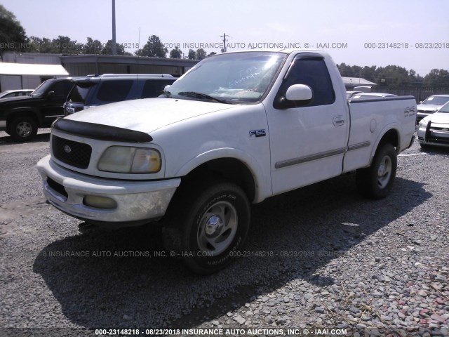 1FTDF1867VNA85928 - 1997 FORD F150 WHITE photo 2