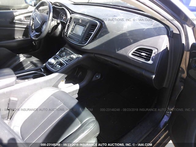 1C3CCCCB6FN544540 - 2015 CHRYSLER 200 C GRAY photo 5