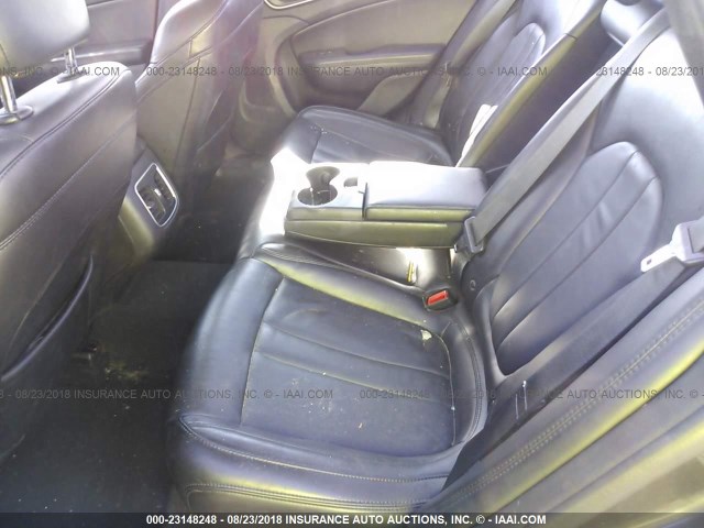 1C3CCCCB6FN544540 - 2015 CHRYSLER 200 C GRAY photo 8