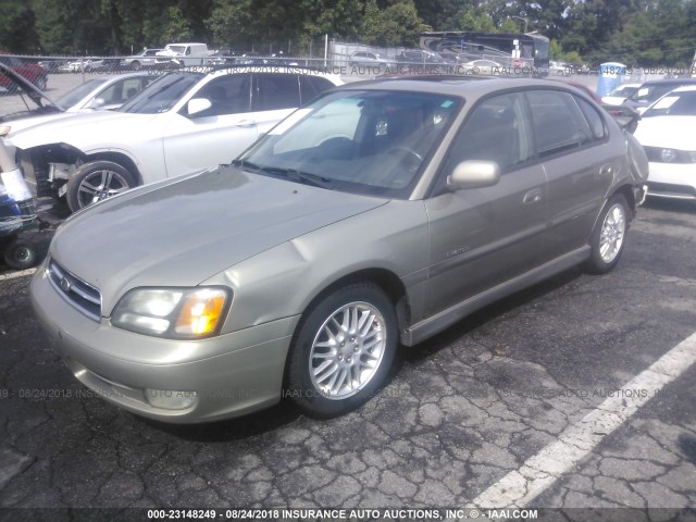 4S3BE6567Y216764 - 2000 SUBARU LEGACY GT LIMITED TAN photo 2