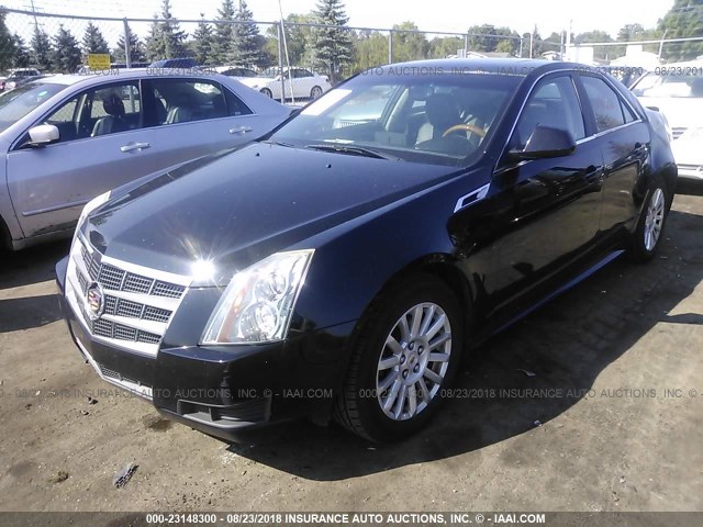 1G6DH5EY7B0168214 - 2011 CADILLAC CTS LUXURY COLLECTION BLACK photo 2