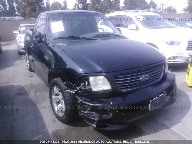 2FTZF07391CA72749 - 2001 FORD F150 SVT LIGHTNING BLACK photo 1