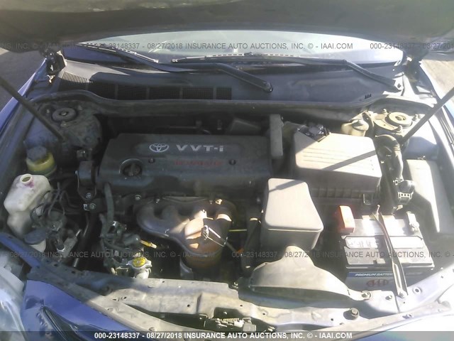 4T4BE46K09R051340 - 2009 TOYOTA CAMRY SE/LE/XLE ლურჯი ფოტო 10