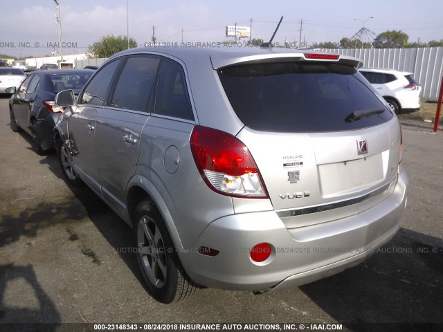 3GSCL93Z98S591070 - 2008 SATURN VUE HYBRID SILVER photo 3