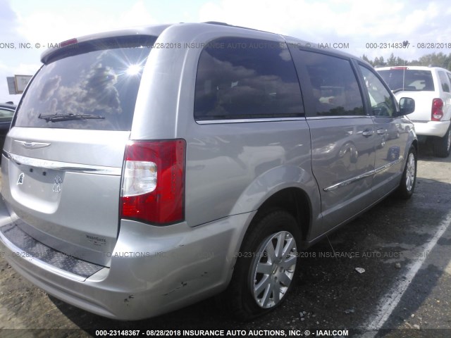 2C4RC1BG2ER215486 - 2014 CHRYSLER TOWN & COUNTRY TOURING GRAY photo 4