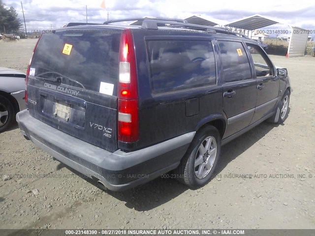 YV1LZ56D8Y2645998 - 2000 VOLVO V70 XC/SE BLUE photo 4