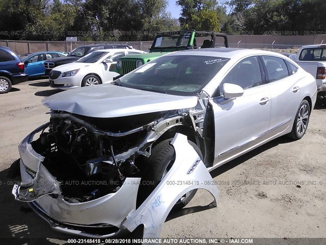 1G4ZR5SS5JU129883 - 2018 BUICK LACROSSE PREMIUM SILVER photo 2