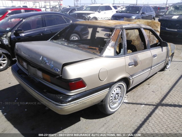 1FAPP36X5JK167787 - 1988 FORD TEMPO GL TAN photo 4