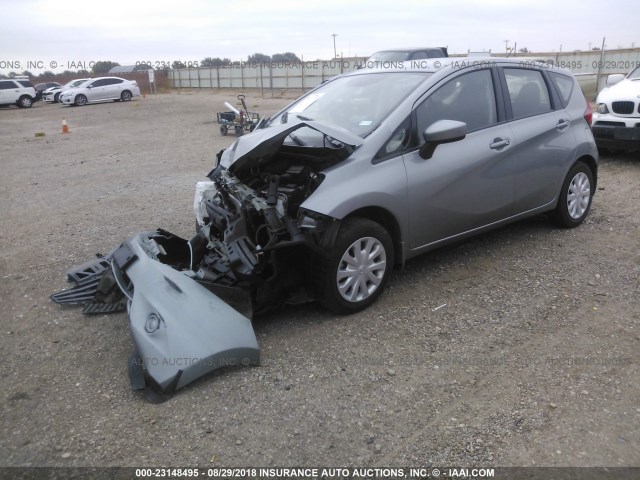 3N1CE2CP8FL448567 - 2015 NISSAN VERSA NOTE S/S PLUS/SV/SL/SR GRAY photo 2