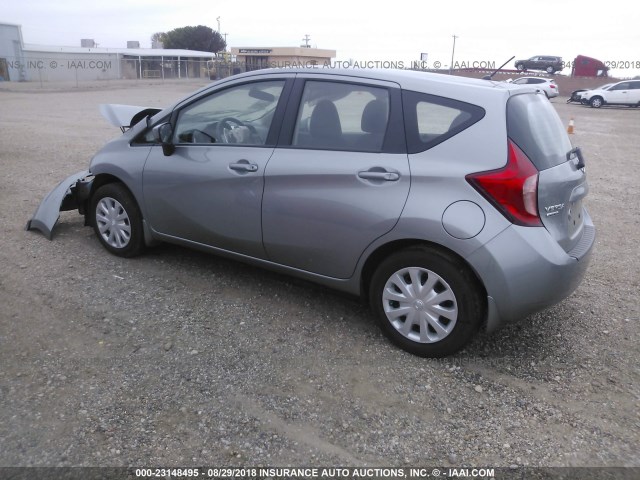 3N1CE2CP8FL448567 - 2015 NISSAN VERSA NOTE S/S PLUS/SV/SL/SR GRAY photo 3