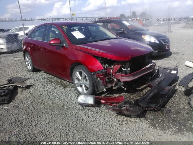 1G1PG5SC3C7326202 - 2012 CHEVROLET CRUZE LT RED photo 1