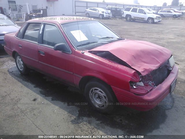 2FAPP36X1PB205955 - 1993 FORD TEMPO GL RED photo 1