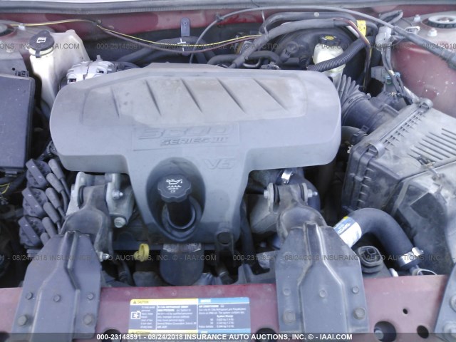 2G2WP552781118693 - 2008 PONTIAC GRAND PRIX Червоний фото 10