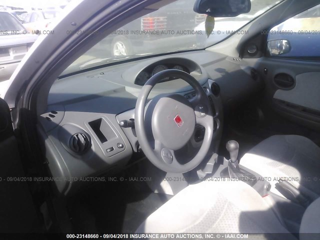 1G8AK52FX4Z117805 - 2004 SATURN ION LEVEL 3 SILVER photo 5