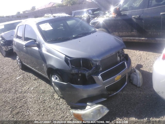 KL1TD66E29B627301 - 2009 CHEVROLET AVEO LS/LT 银色 照片 1