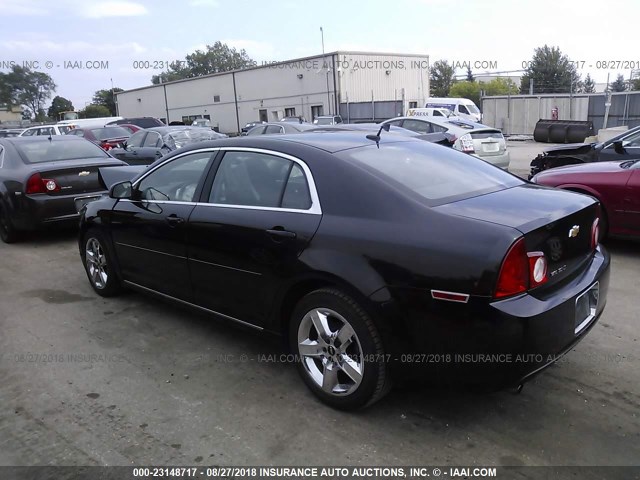 1G1ZC5EBXAF267451 - 2010 CHEVROLET MALIBU 1LT შავი ფოტო 3