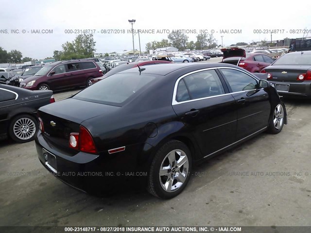 1G1ZC5EBXAF267451 - 2010 CHEVROLET MALIBU 1LT შავი ფოტო 4