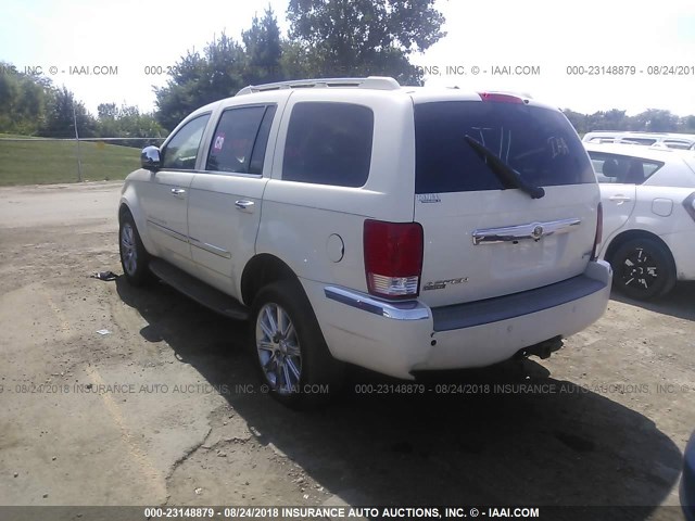 1A8HX58287F548135 - 2007 CHRYSLER ASPEN LIMITED WHITE photo 3