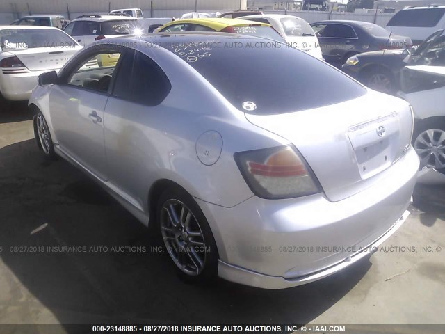 JTKDE177460086216 - 2006 TOYOTA SCION TC SILVER photo 3