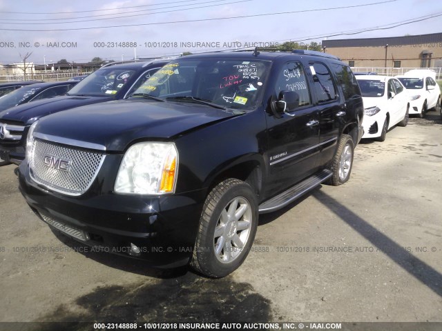 1GKFK63898J244071 - 2008 GMC YUKON DENALI BLACK photo 2