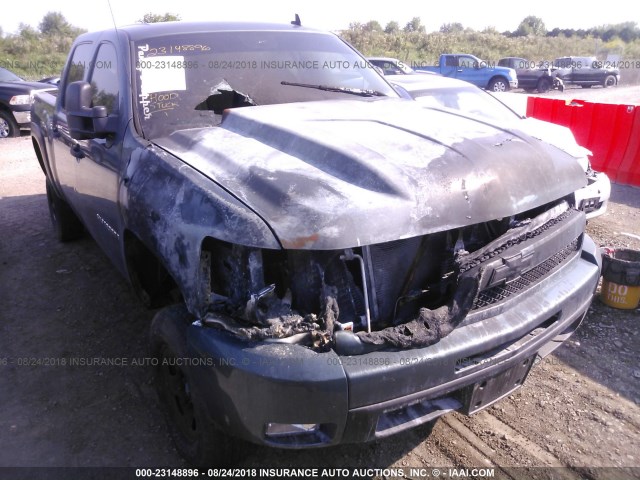 2GCEK13M971693962 - 2007 CHEVROLET SILVERADO K1500 CREW CAB GRAY photo 6