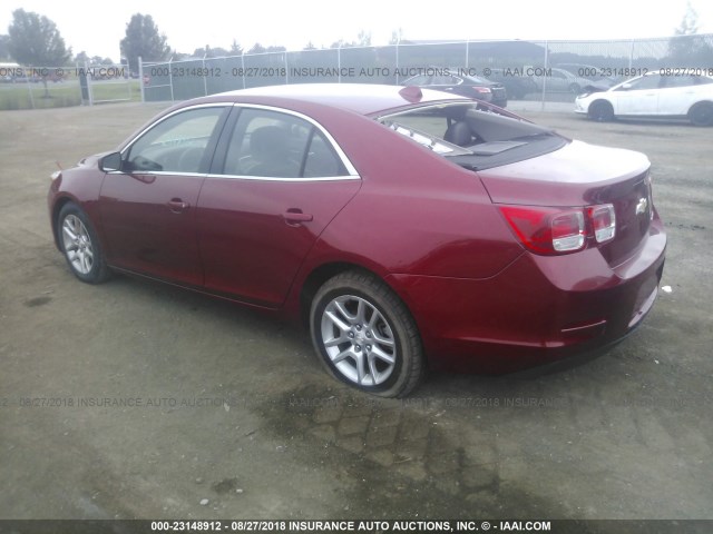 1G11D5SR5DF278762 - 2013 CHEVROLET MALIBU 1LT წითელი ფოტო 3