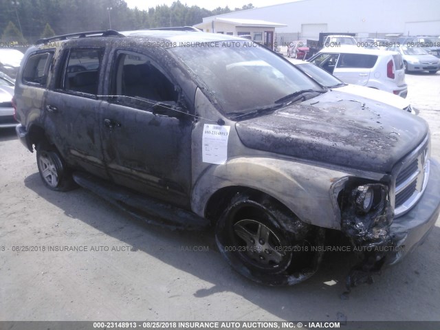 1D8HD48D55F503891 - 2005 DODGE DURANGO SLT GRAY photo 6