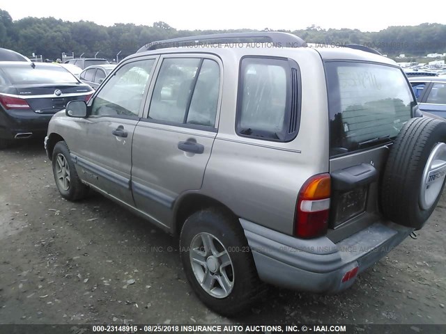 2CNBJ13C636946354 - 2003 CHEVROLET TRACKER TAN photo 3