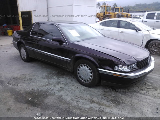 1G6ET1292RU600672 - 1994 CADILLAC ELDORADO TOURING MAROON photo 1