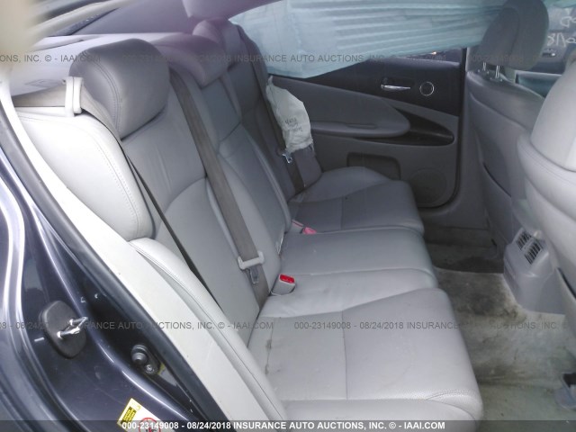 JTHBE96S570012161 - 2007 LEXUS GS 350 GRAY photo 8