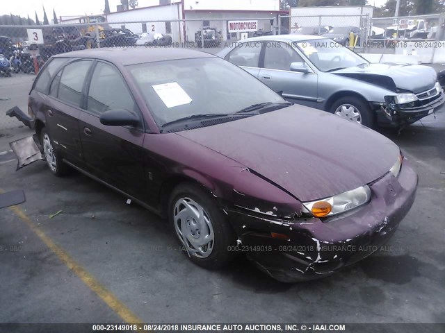 1G8ZN84711Z286074 - 2001 SATURN SW2 BURGUNDY photo 1