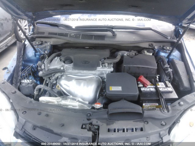 4T1BF1FK8GU539518 - 2016 TOYOTA CAMRY LE/XLE/SE/XSE 蓝色 照片 10