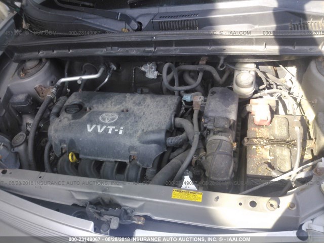 JTLKT334250195093 - 2005 TOYOTA SCION XB Күміс фото 10