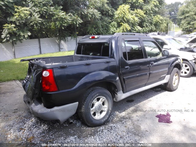 1FMZU67E31UC51469 - 2001 FORD EXPLORER SPORT TR  BLACK photo 4